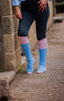 Blue Thick XX Long Welly Socks