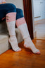 Pastel Pink Thick XX Long Welly Socks
