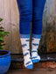 Blue Land Rover Socks | Crew