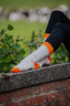 Vibrant Orange Crew Socks