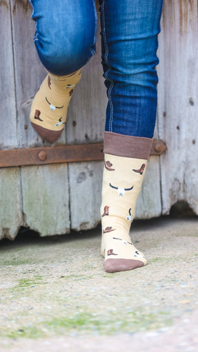 Western Socks | Crew