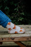 Children’s Brown Calf Crew Socks