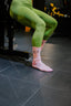 Kmoo Pink Sports Socks | Ribbed Crew