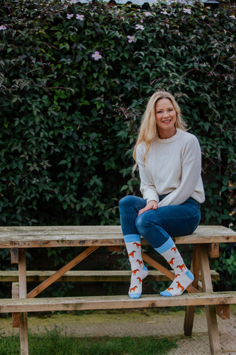 Chestnut Horse Crew Socks