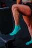 Kmoo Green Trainer Socks | Ankle