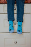 Children’s Blue Paw Dog Crew Socks