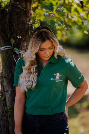Green CountryMoos Polo | Unisex