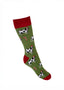 Christmas Dairy Cow Crew Socks