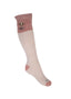 Pastel Pink Thick XX Long Welly Socks