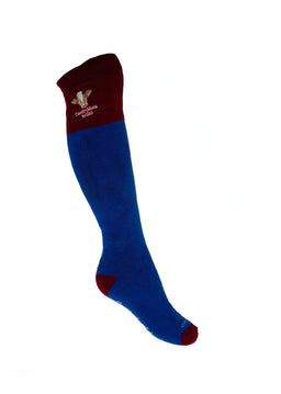 Maroon Thick XX Long Welly Socks