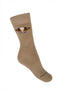 Brown Thick Crew Socks