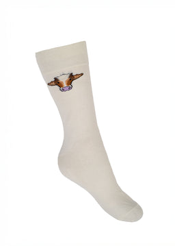 White Crew Socks