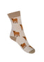 Children’s Brown Calf Crew Socks