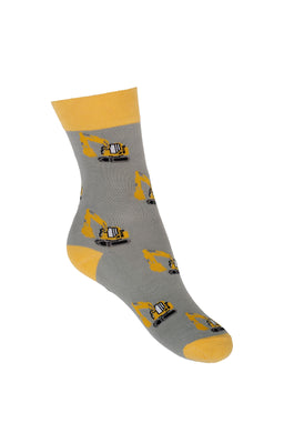 Children’s Excavator Crew Socks