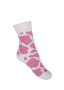 Pink Cow Print Fluffy Socks | Crew