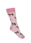 Pink Warmblood Horse Socks | Crew