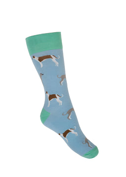 Whippet Dog Crew Socks