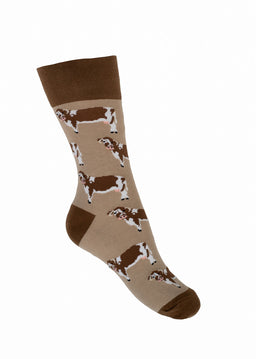 Longhorn Cow Socks | Crew