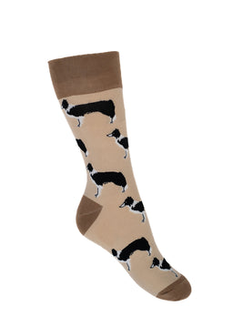 Border Collie Dog Socks | Crew