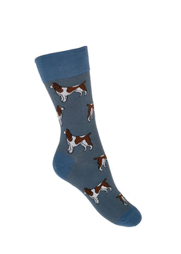 Springer Spaniel Dog Socks | Crew
