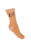 Kmoo Peach Sports Socks | Ribbed Crew