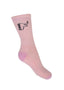 Kmoo Pink Sports Socks | Ribbed Crew