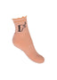 Kmoo Peach Frill Sports Socks | Quarter