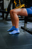 Kmoo Blue Trainer Socks | Ankle