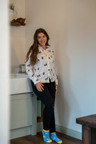 Farm themed lamb ankle socks 