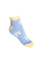 Blue sheep ankle socks 