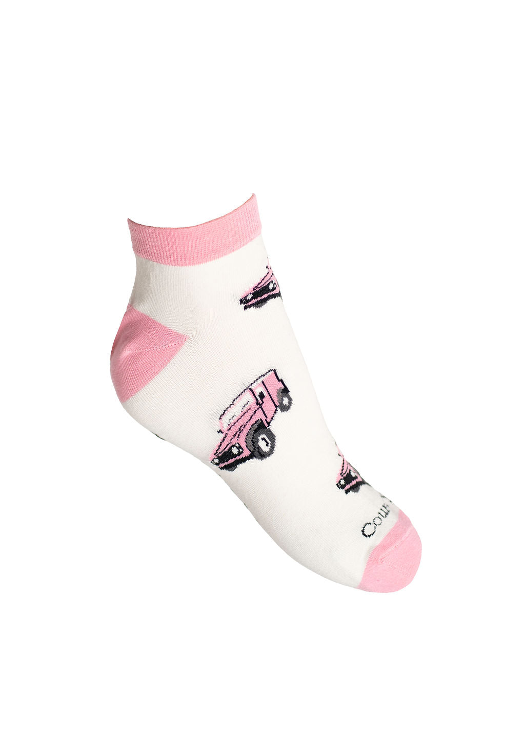 Pink 4x4 ankle socks 