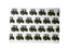 Green Tractor Wrapping Paper